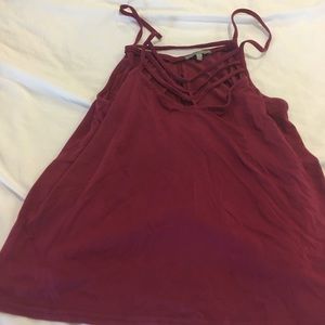 A purple Charlotte Russe top